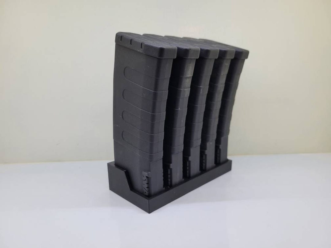 AR15 Magazine Storage Rack Wall Bracket Stand Safe Mag Holder .223 / 5.56 Etsy