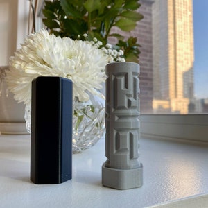 Puzzle Maze Gift Box - 3D Printed Labyrinth Cylinder Container.