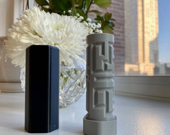 Puzzle Maze Gift Box - 3D Printed Labyrinth Cylinder Container.