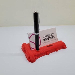 Miata Valve Cover Desk Organizer: Business Card & Pen Holder