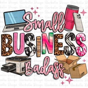 Small business badass png sublimation design download, small business owner png, boss babe png, sublimate designs download
