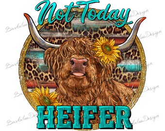 Western Background Sunflower Cattle Cow PNG Sublimation Design, Heifer Png, Heifer Cow Png, Farm Life, Barnyard Animals Png,Digital Download
