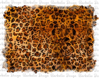 Western Leopard Background Png Sublimation Design, Leopad Pattern Png, Hand Drawn Leopard Background Png, Western Background Png Downloads