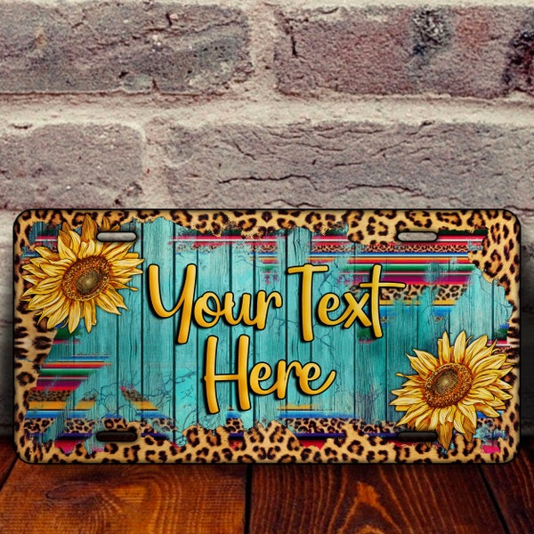 Sunflower Wood Barn License Plate Sublimation Design, License Plate Sublimation Png, Western License Plate Design,Personalized License Plate