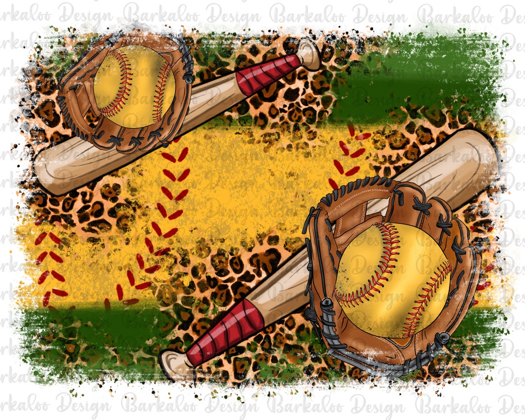 Background Softball Png Sublimation Design Download Softball - Etsy