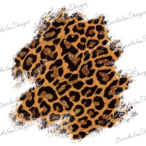 Leopard Glitter PNG Patch Bundle Sublimation Designleopard - Etsy