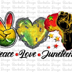 Peace Love Juneteenth Map Png Sublimation Design, Juneteenth Feier 1865 Png,Black History Png,1865 Vibes Png,Black Power Png,Downloads