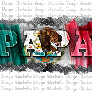 Papa Mexican Flag Png Sublimation Design, Father's Day Png, Papa Png, Mexico Flag Png, Mexico Flag Papa Png Digital Downloads
