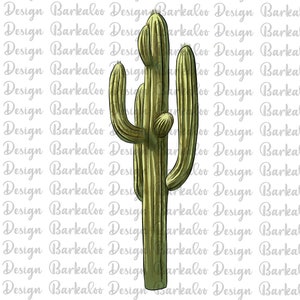 Cactus Png Sublimation Design, Hand Drawn Cactus Png, Western Cactus Png, Cactus Design Png, Cactus Clipart, Digital Download