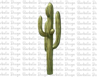 Cactus Png Sublimation Design, Hand Drawn Cactus Png, Western Cactus Png, Cactus Design Png, Cactus Clipart, Digital Download