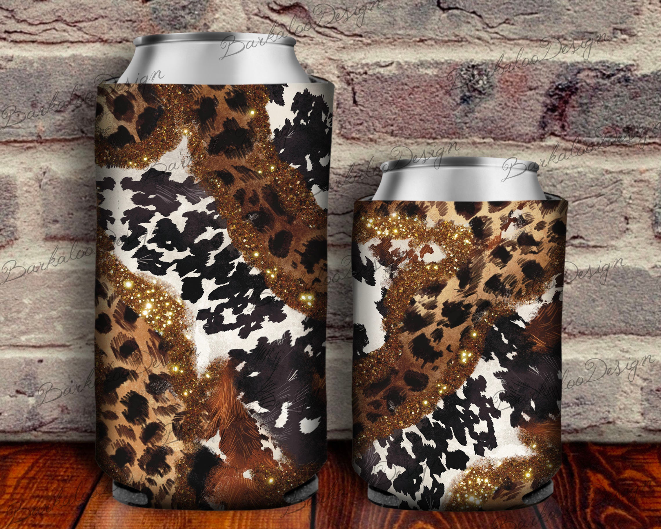 Slim Koozie with Handle(7 Designs) – The Sassy Leopard