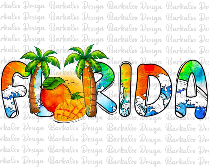 Florida Mango Png Sublimation Design Florida Summer Png - Etsy