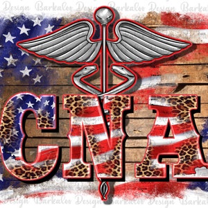 Patriotic CNA Certified Nursing Assistant Png Sublimation Design, Nurse Png, Nurse Clipart, Usa Flag CNA Png, Medical Symbol Png Downloads