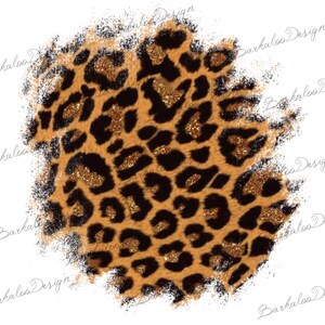 Leopard Glitter PNG Patch Bundle Sublimation Designleopard - Etsy