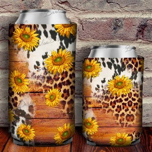 Western Can Cooler PNG Sublimation Design, Western Can Holder,12 oz. Can Cooler Template,Can Cooler PNG,Can Cooler Sublimation Png Downloads