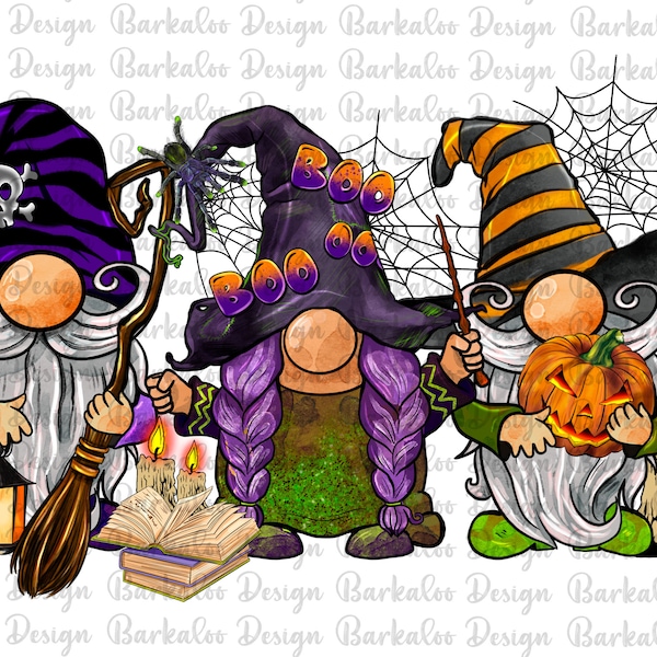 Halloween Gnomies Png Sublimation Design, Halloween Png, Witch Gnomes Halloween Png, Spooky Pumpkin Png,Witch Gnomes Halloween Png, Download