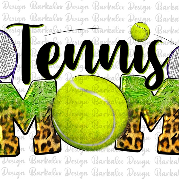 Western Tennis Mom Png Sublimation Design, Sports Png, Tennis Sport Png, Tennis Mom Png, Tennis Mama Png, Leopard Tennis Mom Png Downloads