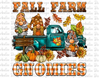 Fall Farm Gnomies Png Sublimation Design, Fall Png, Hello Fall Png, Pumpkin Png, Western Fall Png, Autumn Gnomes ,Digital Download