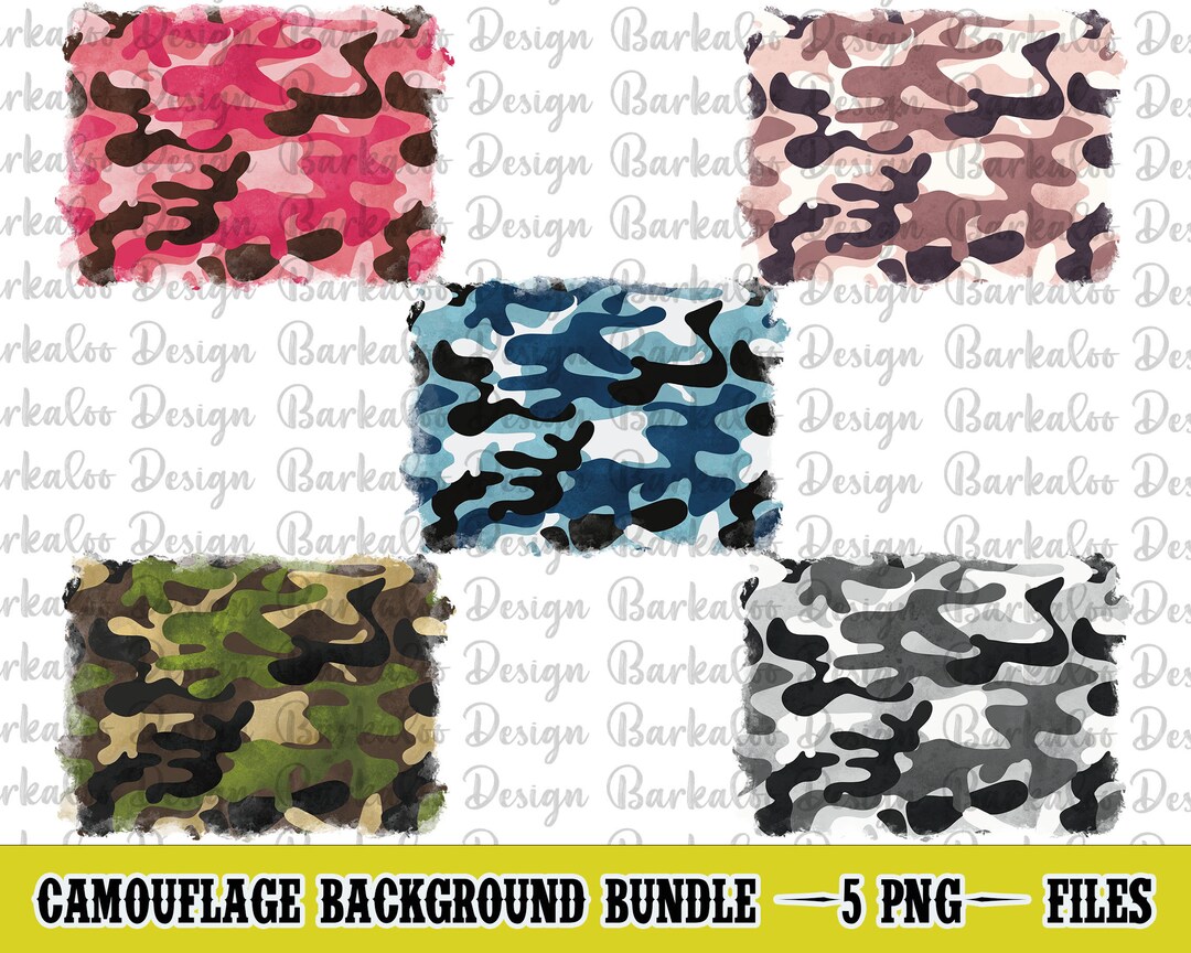 Camouflage Background PNG Bundle Camo Background Png - Etsy
