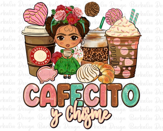 Cafecito y Chisme coffee cups png sublimation design download, Mexico png, coffee cups png design, cinco de mayo png, sublimate download