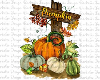 Western Pumpkins Png Sublimation Design, Thanksgiving Pumpkin Png, Thankful Png, Fall Png, Pumpkin Clipart, Autumn Leaves Png Downloads