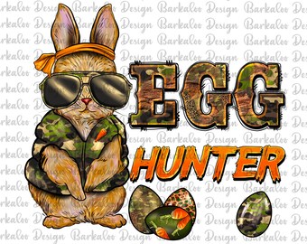 Easter Rabbit Egg Hunter Png Sublimation Design, Easter Day Png, Easter Hunter Bunny Png, Hunter Rabbit Camouflage Png, Digital Download