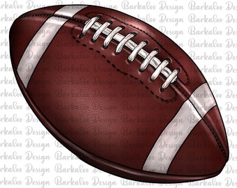 un ballon marron clair pour jouer au football américain. un ballon
