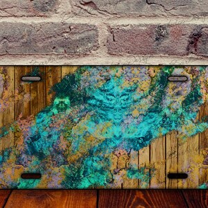 Turquoise Wood Barn License Plate Png Design,License Plate Sublimation Png,Western License Plate Design, License Plate Downloads