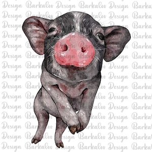 Baby Pig Png Sublimation Design, Pig Png,Hand Drawing Pig Png,Pig Portrait Png,Baby Pig Clipart,Cute Baby Pig Png,Farm Animals Png Downloads