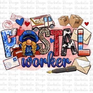 Postal worker png sublimation design download, postal png, postman png, postal life png, sublimate designs download