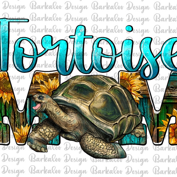 Sunflower Tortoise Mom Png Sublimation Design, Tortoise Mom Png, Tortoise Png, Tortoise With Sunflowers Png, Animal Design Png Downloads
