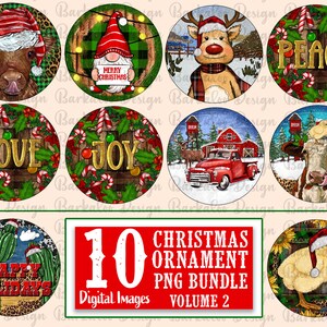 Christmas ornament png sublimation design bundle, Christmas ornament bundle png, Christmas png, ornament bundle, sublimate designs download
