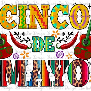 Western Cinco De Mayo Png Sublimation Design, Mexican Festival Png, Let&#39;s Fiesta Png, Serape Leopard Cinco De Mayo Png, Digital Download