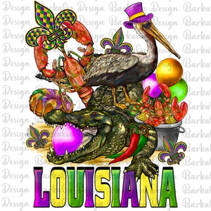 Mardi Gras Louisiana png sublimación diseño descargar, Mardi Gras png, Louisiana png, Fleur de Lis png, sublimar diseños descargar