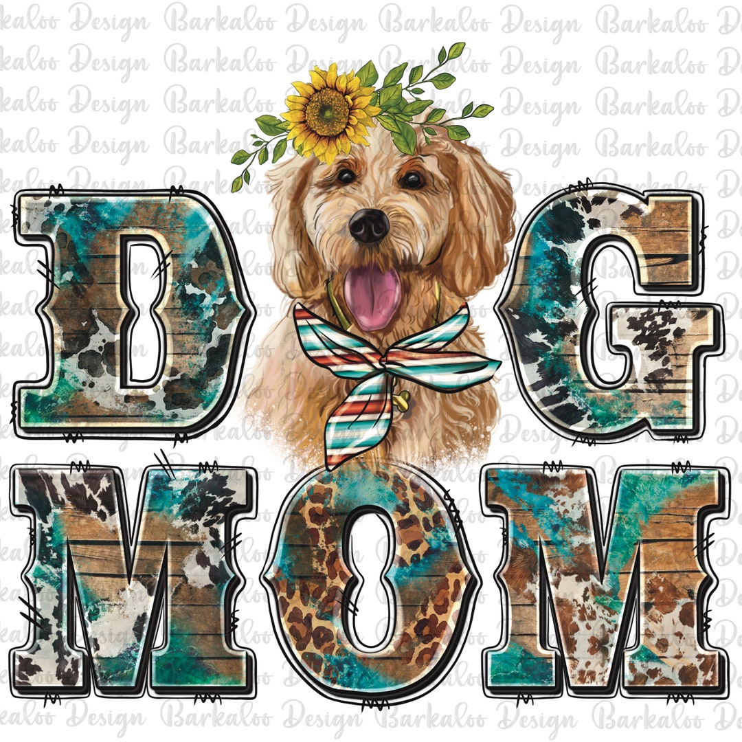Golden Doodle Dog Mom Png Sublimation Design Download - Etsy