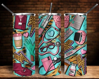 Nurse Life Tumbler Png Sublimation Design, Nurse Tumbler Png, Western Nurse Life Tumbler Png, Nursing Tumbler Png Downloads