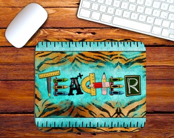 Western Teacher Mouse Pad Png Sublimation Design, Teachers' Day Mouse Pad Png, Teacher Pencil Png, Crayons Png, Downloads