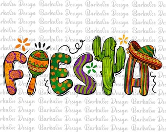 Western Sombrero Fiesta Png Sublimation Design, Cinco De Mayo Png, Sombrero Png, Cactus Fiesta Png, Let's Fiesta Png, Digital Download