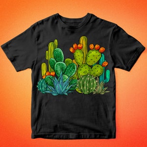 Western Watercolor Cactus PNG Sublimation Design, Cactus Clipart, Watercolor Cactus Png, Cactus Png, Western Cactus Png, Digital Download image 3