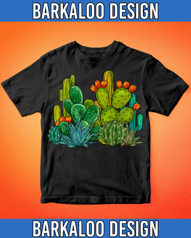 Western Watercolor Cactus PNG Sublimation Design, Cactus Clipart, Watercolor Cactus Png, Cactus Png, Western Cactus Png, Digital Download image 3