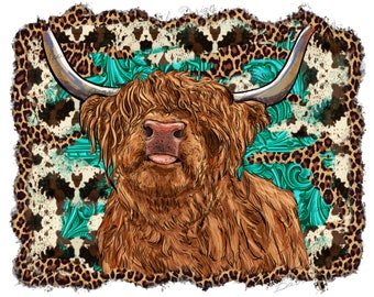 Western Background Cow PNG Sublimation Design, Western Cow Png, Baby Cow Png, Cow Png, Farm Life Png, Barnyard Animals Png,Digital Download