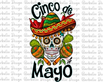 Western Cinco De Mayo Skull Sombrero Png Sublimation Design, Mexican Festival Png, Sombrero Png, Sombrero Clipart, Mexican Hat Png Downloads