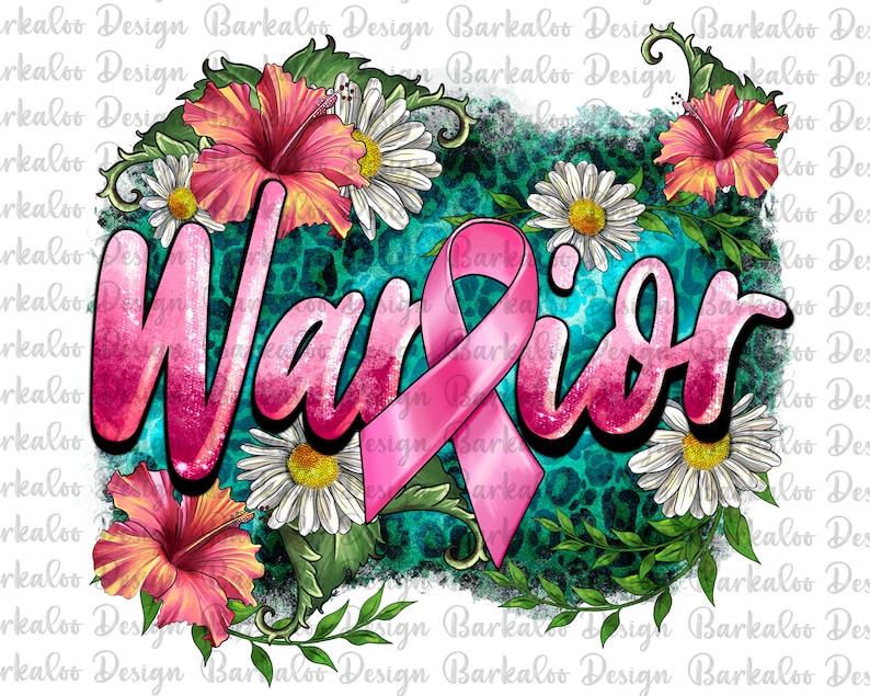 Breast Cancer Warrior Png Sublimation Designcancer Awareness - Etsy