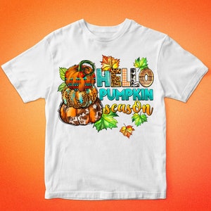 Western Hello Pumpkin Season Png Sublimation Design, Cowhide Pumpkin ...