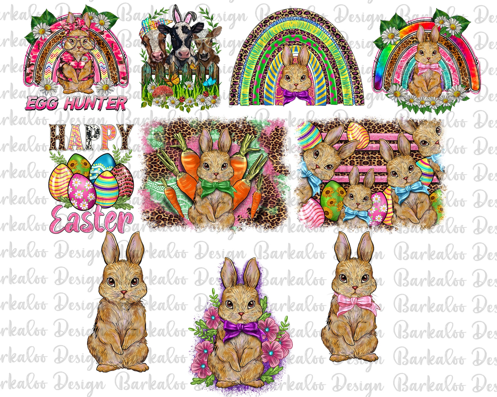Easter Png Sublimation Design Bundle Happy Easter Png - Etsy