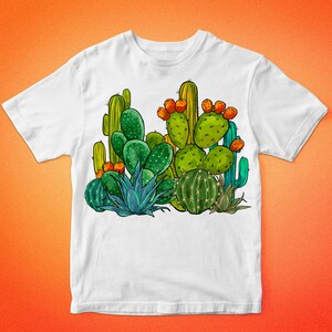 Western Watercolor Cactus PNG Sublimation Design, Cactus Clipart, Watercolor Cactus Png, Cactus Png, Western Cactus Png, Digital Download image 2