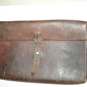 1 Bolso de tarjetas del ejército suizo 1939 - 1 bolso de cuero del ejército suizo 1939 - 1 bolso de cuero del ejército suizo 1939 - Suministros de arte WW2 WWII