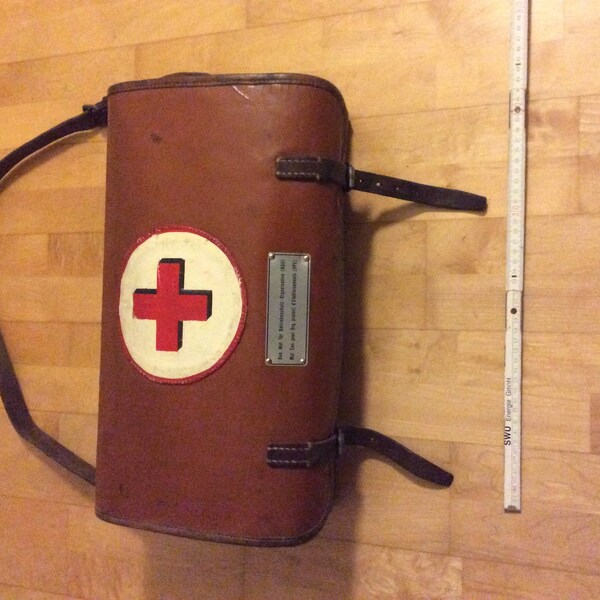 Swiss Leather Medic Bag Etsy