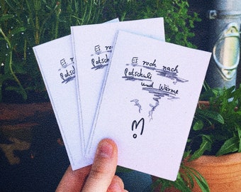 Mini Zine "It smelled of patchouli and warmth"