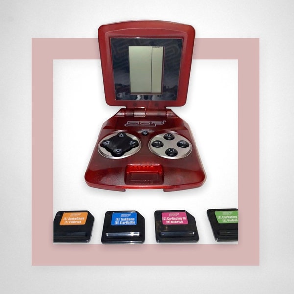 Handheld Advanced Game Player AGP Vintage Retro Style Rare + GAMEs